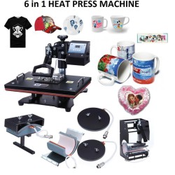 Six in One Heat press Machine - 6 in 1 Combo Machine