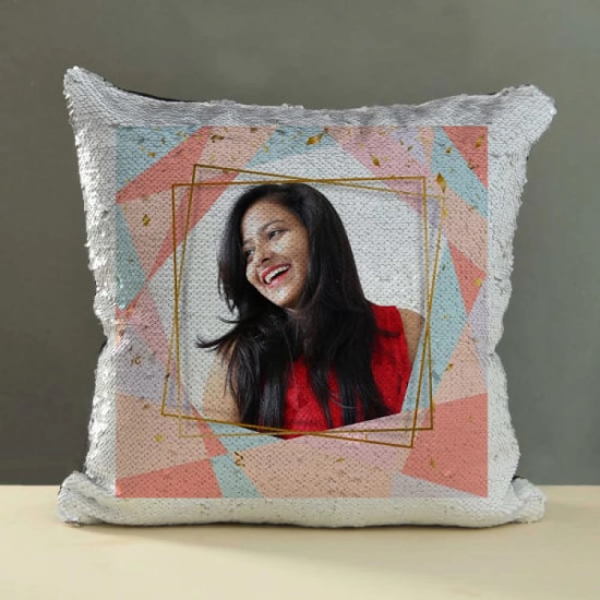 Personalized Sequin Cushions - ( Pack of 5 ) 