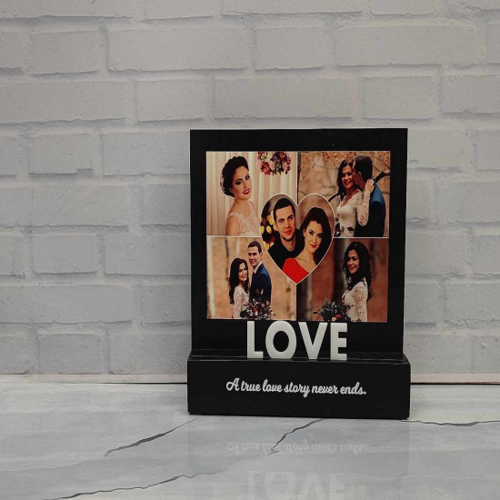 Sublimation  Wooden Photo with Love Quotes